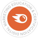 Wappen von SemRush Academy, wo wir als SEO Agentur Mainz Kurse absolviert haben